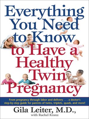 cover image of Everything You Need to Know to Have a Healthy Twin Pregnancy